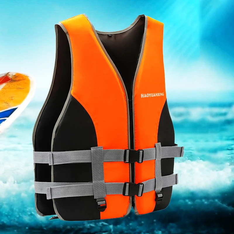 Adult Life Vest Rafting Buoyancy Suit Vest Oxford Cloth Swimming Life Oxford Cloth Swimming