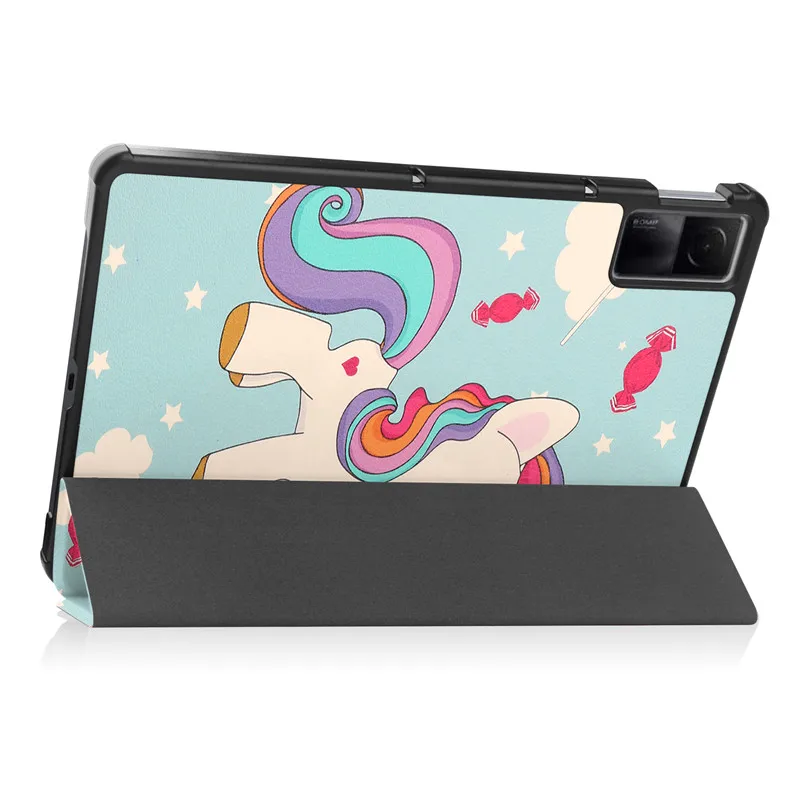 Capa Rígida para Xiaomi Redmi Pad Bonito Unicórnio e Borboleta Capa Traseira para pc Rígida Capa para Tablet 1061 em 2023 - Imagem 5