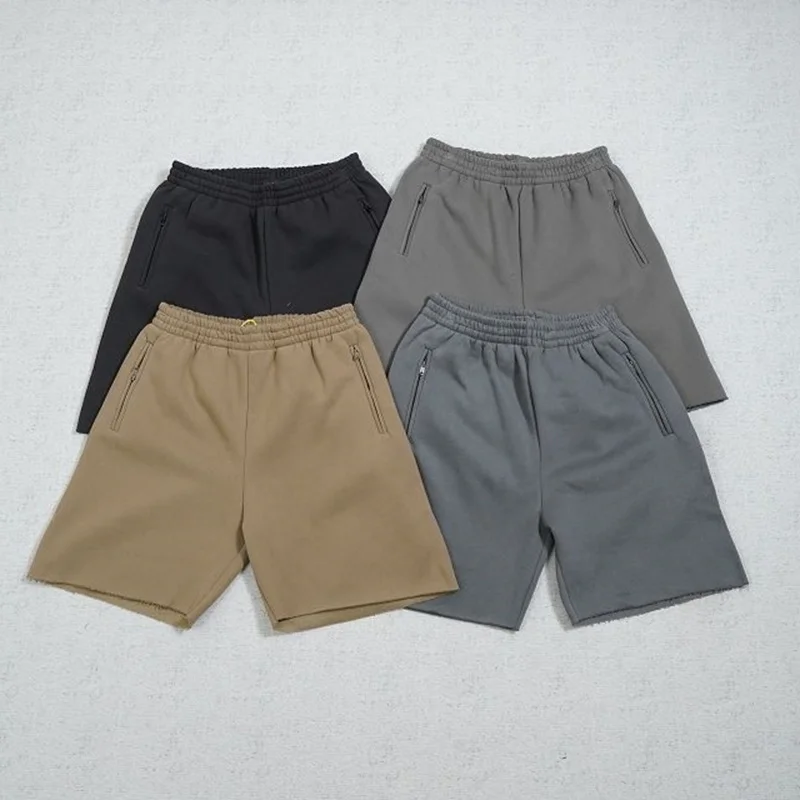 Good Quality Season 6 Kanye West Fashion Blank Shorts Men 1