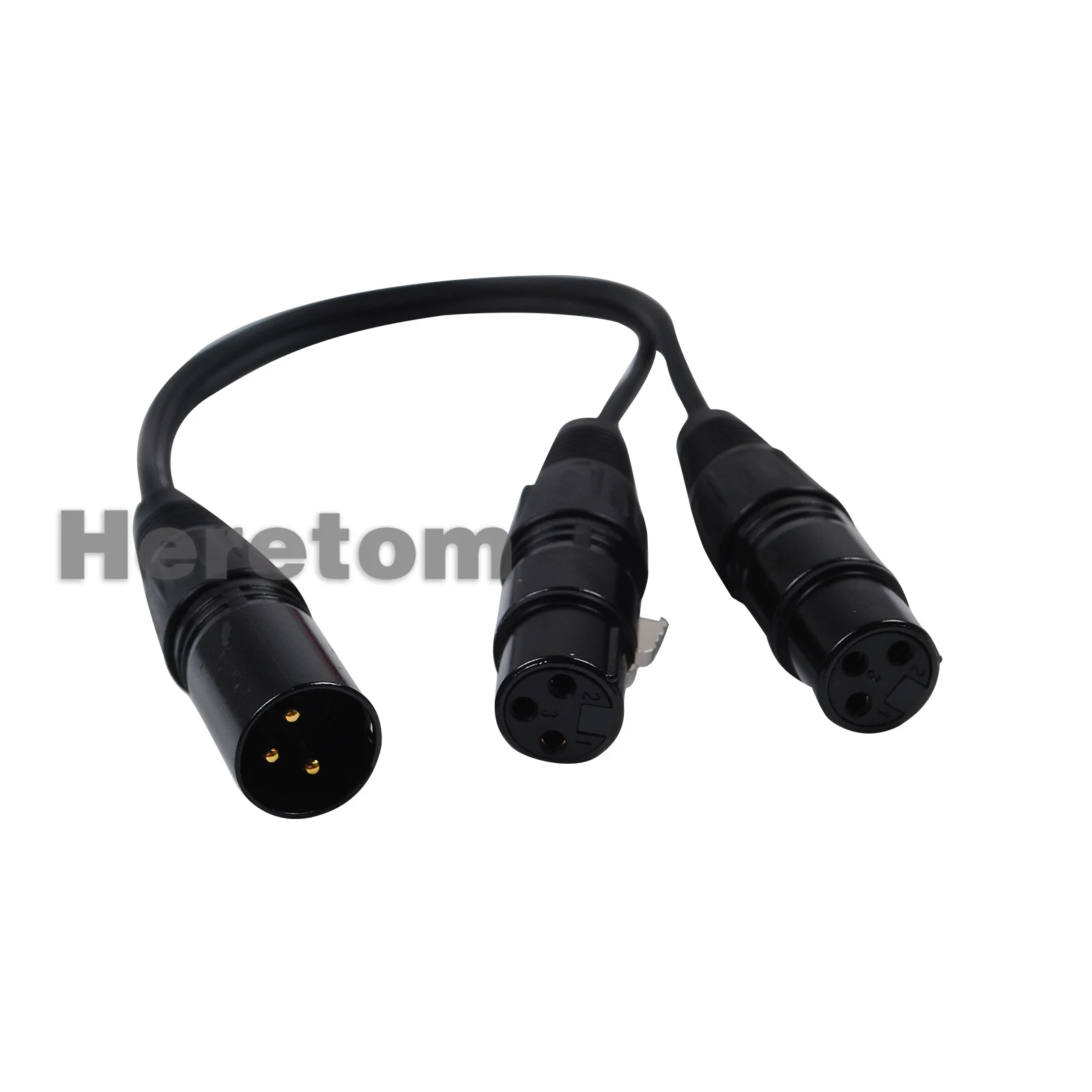 3-Pin Xlr Maschio A Doppio 2 Femmina Y Splitter Mic Dj Cable Adapter 16 Awg Extension Per Microfono Lettore Dvd