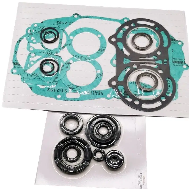 Engine Gasket Set With Oil Seals Complete Kit for Yamaha Banshee 350 YFZ350 1987-2006