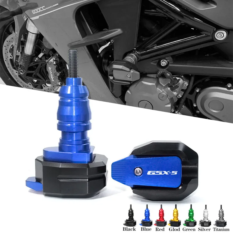 Rückspiegel Lochstopfen Für Suzuki GSXS 750/1000 GT - M10x1,25, CNC Aluminium, Blau