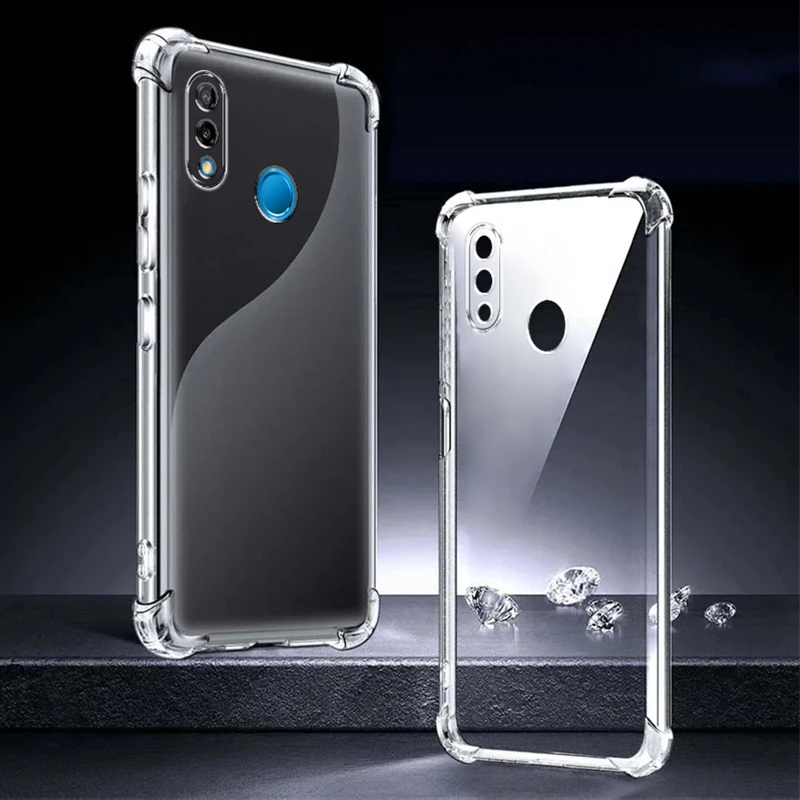Shockproof Transparent Silicone Case Cover in Crystal Clear