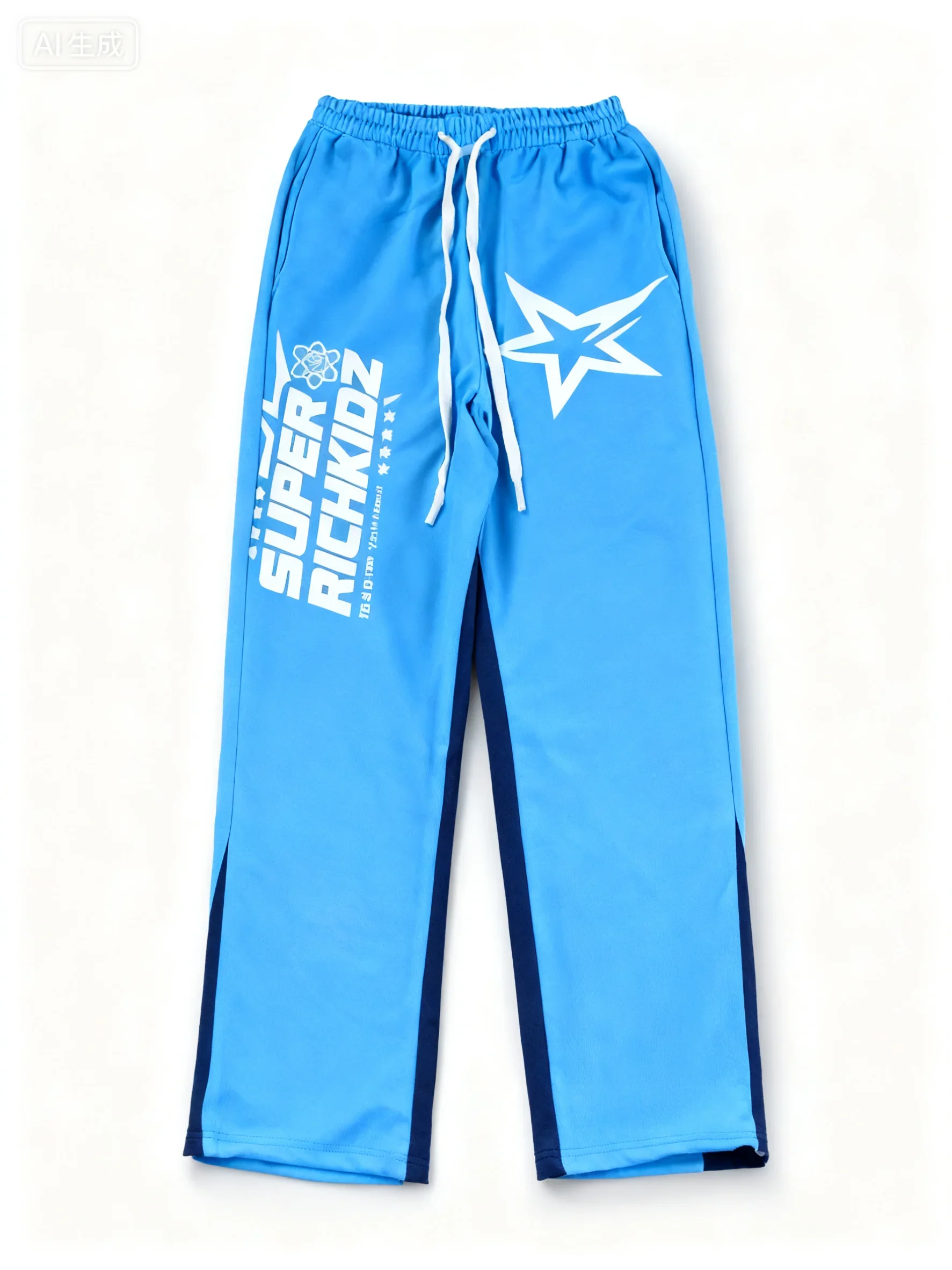 남성용 빈티지 스타 프린트 배기 조거 팬츠 캐주얼 트랙 팬츠 재미있는 레이브 의상 스웨트 팬츠 편안한 루즈핏 바지