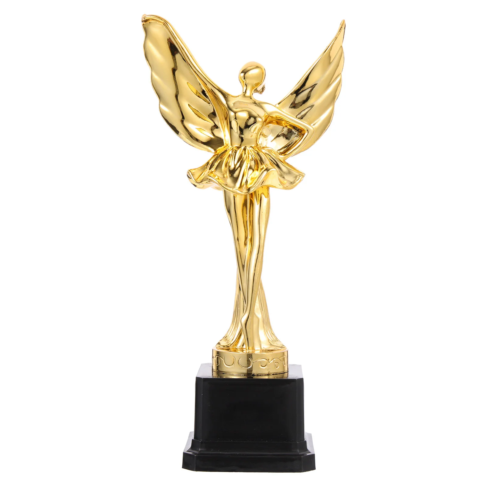 

Dance Trophy Golden Cup Ballet Award Decoration Girl Shaped Decorative Children Gift