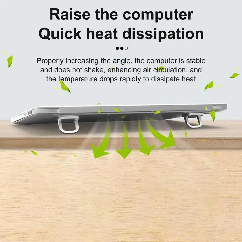 Laptop Bracket Adjustable Laptop Stand Portable Desktop Holder Slim Folding Stand for Heat Dissipation Zinc for Office laptop stand