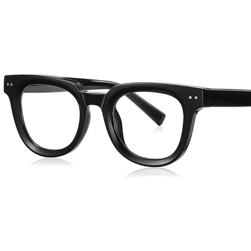 Spring Hinge Vintage Round Reading Glasses Women Men TR90 Blue Light Clear Readers Eyeglasses Magnifier Presbyopic Diopter 0~6.0 4