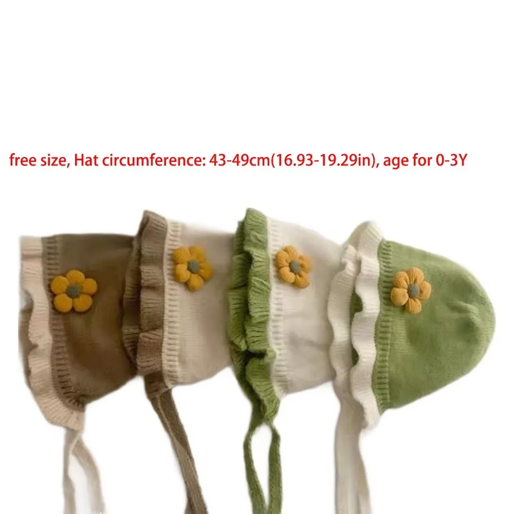 Warm Lace Kids Ear Protection Hat Polyester Winter
