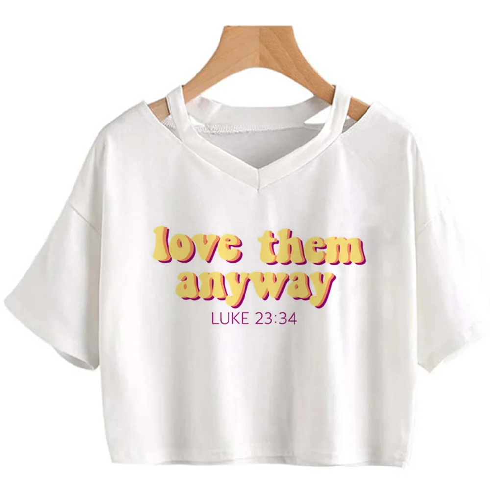 

God top women Y2K streetwear harajuku Tee female y2k clothes