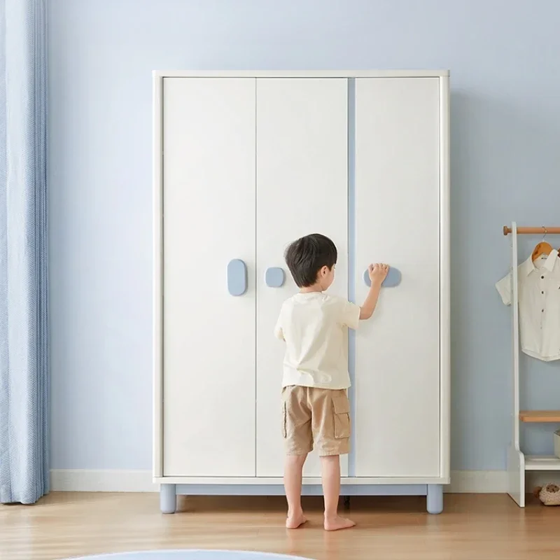 Nordic White Child Wardrobe Girls Wood Cute Apartment Cupboard Wardrobe Organizer Bedroom Guarda Roupa Solteiro Kawaii Furniture