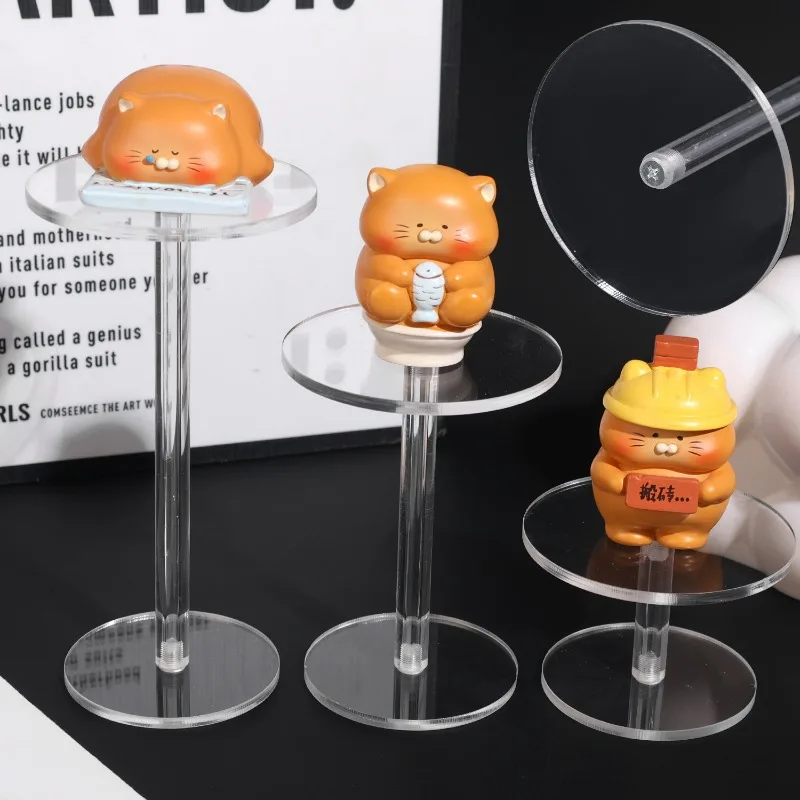 Round Acrylic Display Stand for Jewelry and Collectibles Display