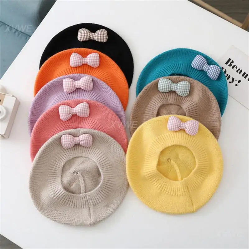 Children's Hat Warm And Comfortable Fashionable Hat Warm Wool Lovely Design Comfortable Knitted Beret Crochet Beret
