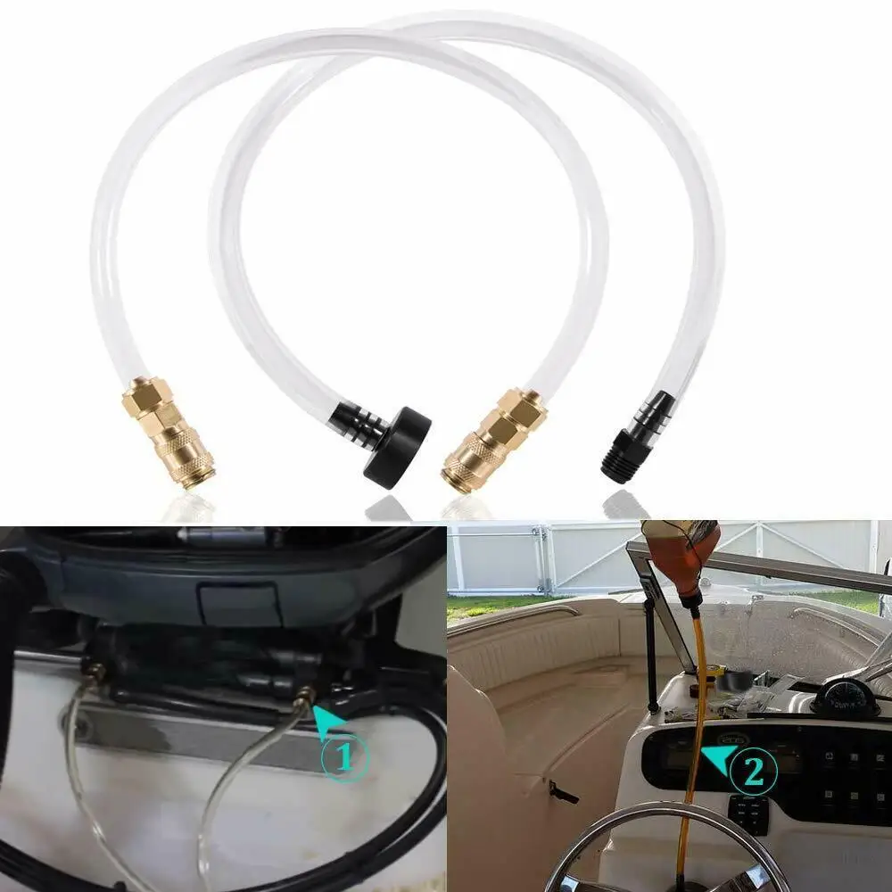 

2Pcs/Set Boat Bleed Kit Filler Kit For Seastar Hydraulic Steering Systems New