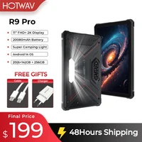 HOTWAV R9 Pro Rugged Tablet 20080mAh Massive Battery 11'' FHD+ 2K Pad Android 14 20(6+14)GB 256GB Global 4G Tablet PC 1