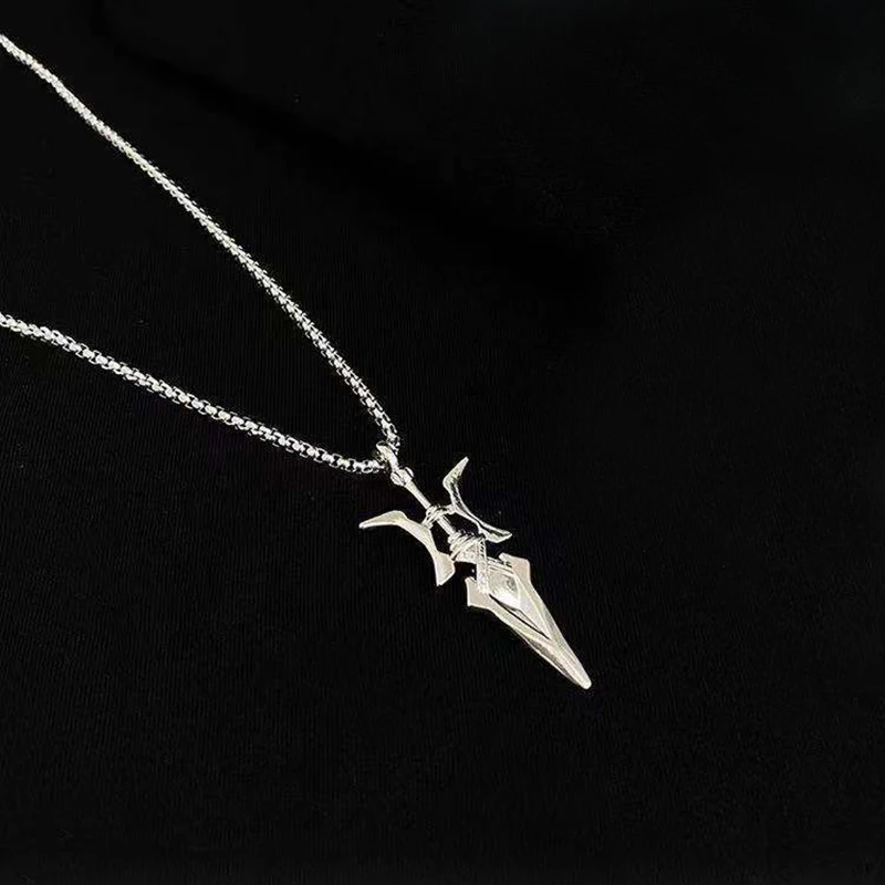 Misa Amane Halberd Pendant Necklace - Anime Cosplay Jewelry Gift