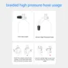 15cm 65cm 80cm Diving High Pressure Regulator Hose Professional Carbon Fiber Woven Flexible Safe Scuba Diving High Pressure Hose 6
