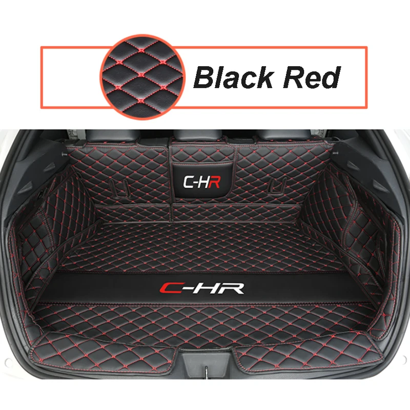 Housse Protection Coffre Voiture Chien Pour Toyota CHR 2018-2023,Coffre Anti -déchirure Et Imperméable Antidérapante Tapis Accessories,A/Blackwhite