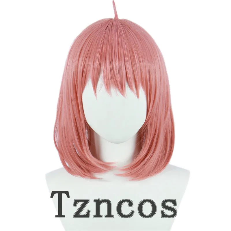 

Термостойкий синтетический парик для косплея Tzncos с короткими черно-розовыми волосами