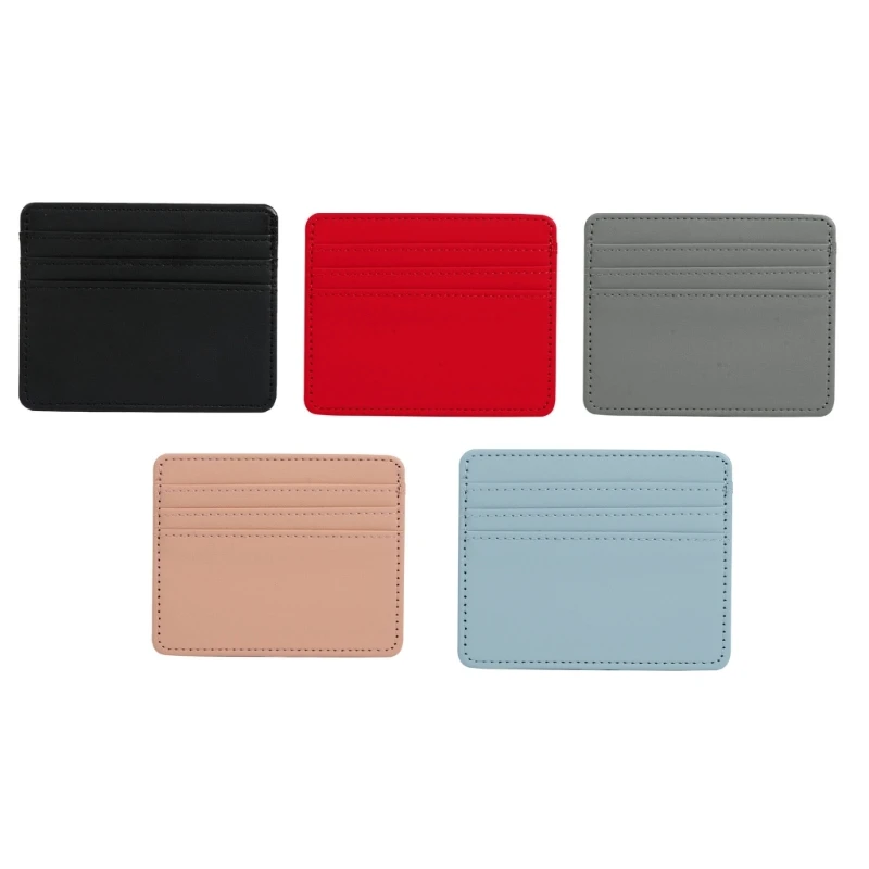 

E74B Credit Bank Card Holder Wallet for Men RFID Blocking Protected PU Leather Slim Money Wallets Coin for Case