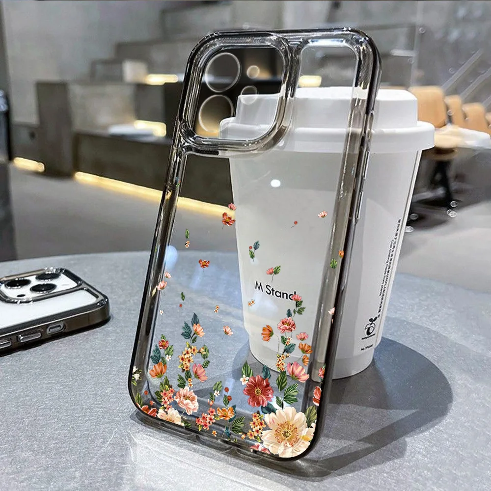 thumbnail image 1 of Funda para iPhone 11 Funda para iPhone 14 Pro Max Funda para iPhone 12 14 13 16 Pro 15 Pro Max XR XS 7 8 15 Plus Funda Flor Suave Fundas, 1 of 5