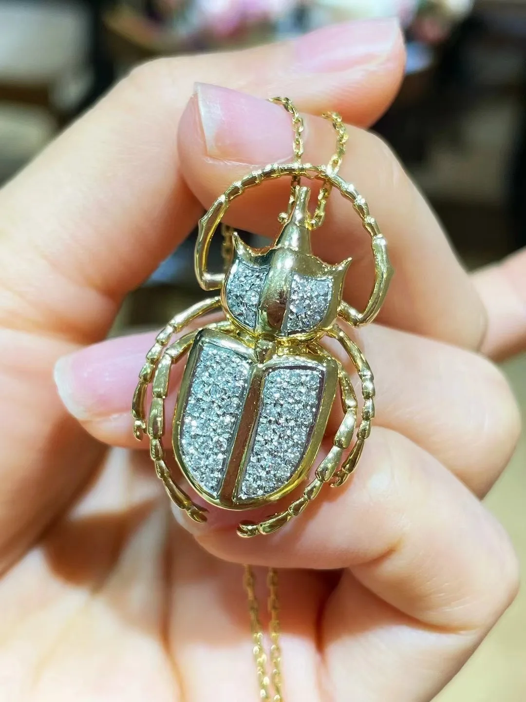 18K gold with diamond insect brooch & pendant double use unisex jewelry beetle genuine luxury jewelry for men & women 8 Sa3ca07af36484e31a8130808682af3f6W 18K gold with diamond insect brooch & pendant double use unisex jewelry beetle genuine luxury jewelry for men & women