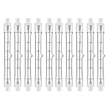 R7S 할로겐 전구 118 Mm 200 W 230 V 10 개 팩 할로겐 막대 R7S 할로겐 전구 R7S, 밝기 조절 할로겐 막대 램프 조명
