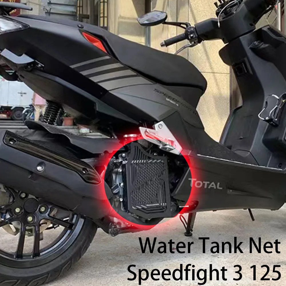 

New Fit Speedfight3 Speedfight4 Accessories Water Tank Net Cooling Net Grille Protective Cover For Peugeot Speedfight 3 / 4 125