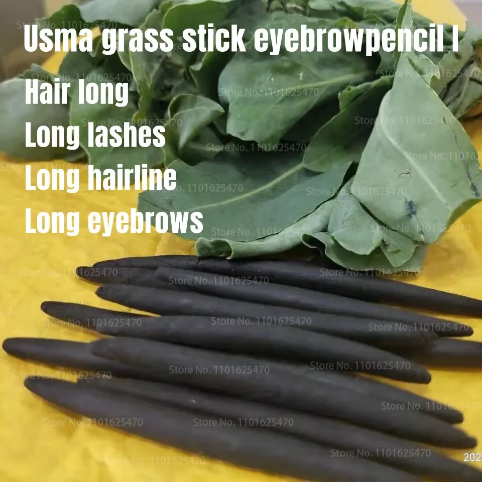 Usma Grass Stick Powder Growth Hairline Mascara Usman Hair Growth Black Hair Thick To Promote Eyebrow Hair Growth usma raw eyebrow grass pulp usman grass stick ottoman eyebrow hair growth eyelash growth liquid eyebrow powder juice pulp