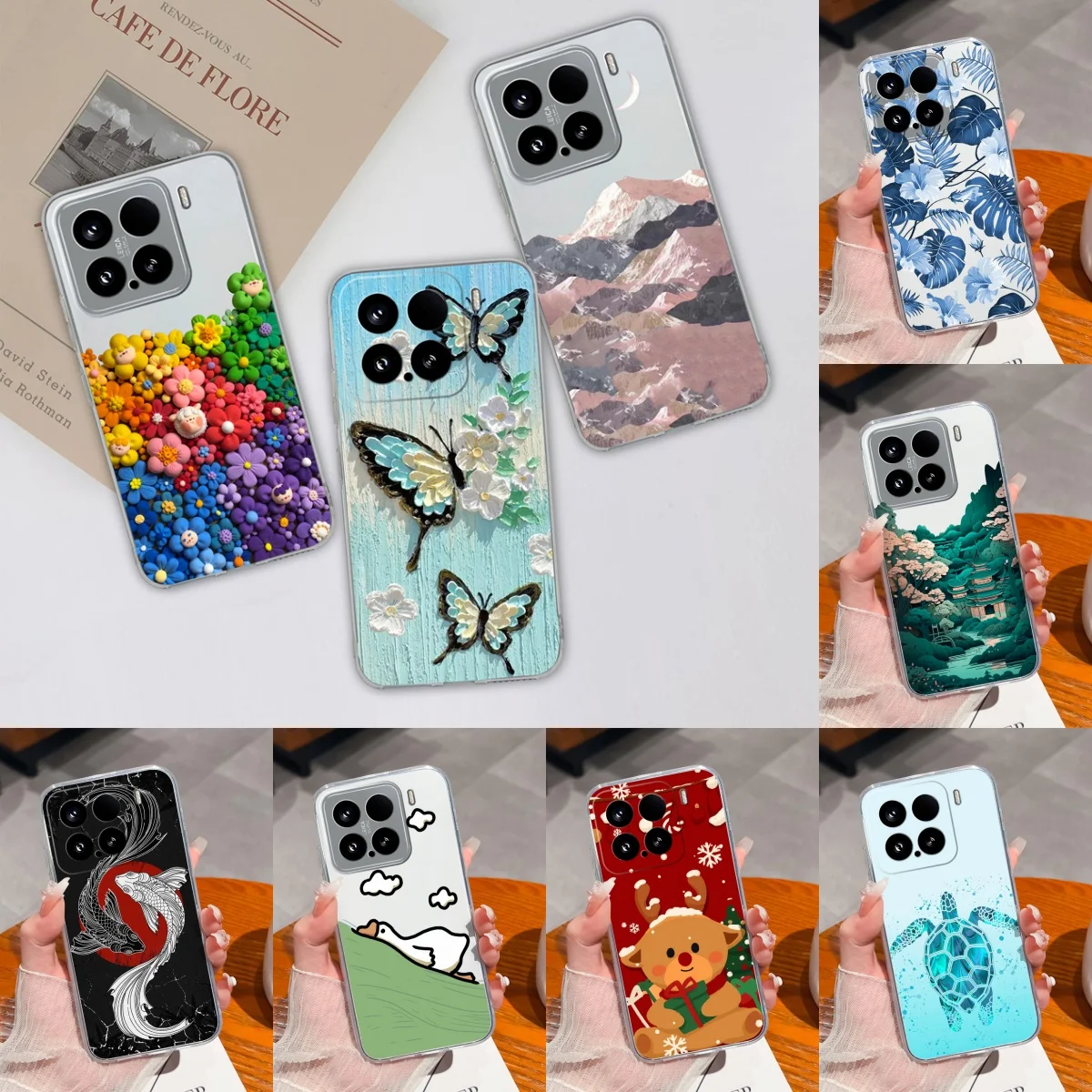 Rainbow Soft Transparent Silicone Bumper Phone Case - Creative Gift