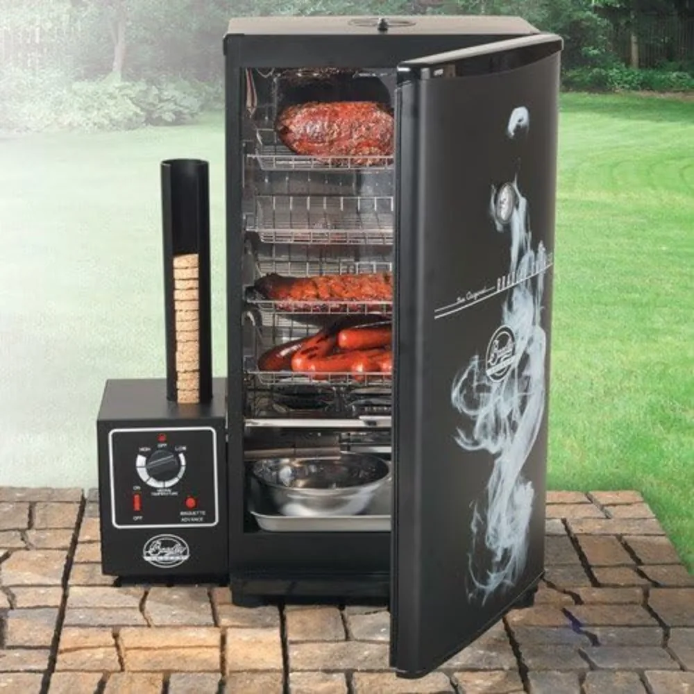 

y Smoker BS611 4-Rack Natural Draft Vertical Electric Smoker