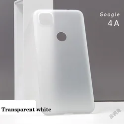 UltraThin Matte Clear Phone Case - Sleek and Durable Protection for Google pixel 3 (White)