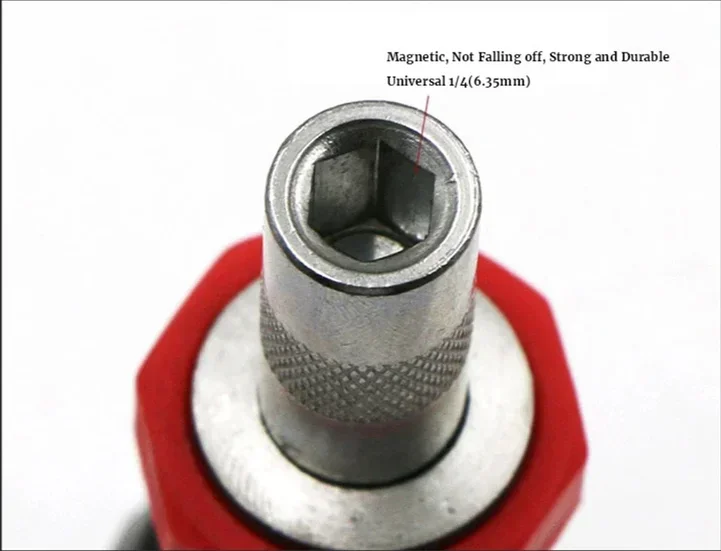 Mini Tournevis à Cliquet Hexagonal 6.35mm - Outil Multifonction Réversible