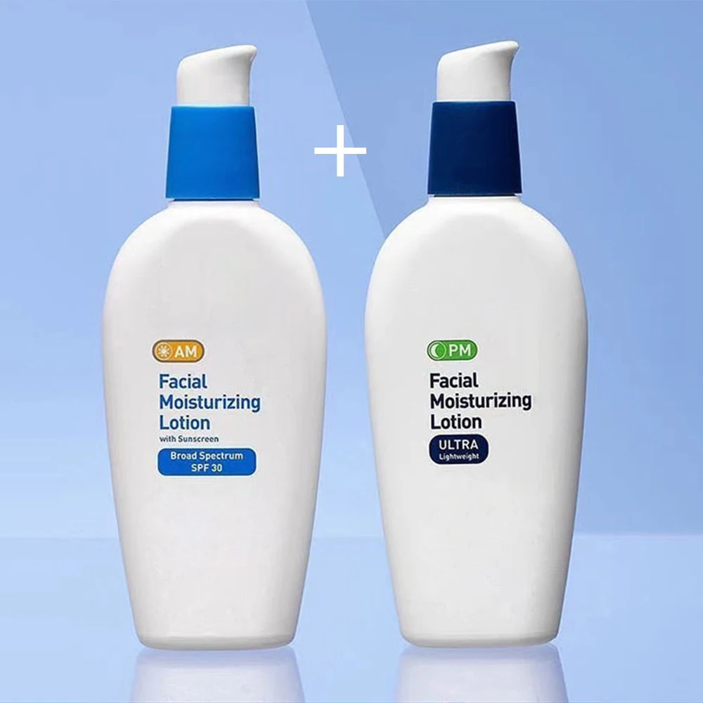 

2 шт. увлажняющий лосьон для лица AM с солнцезащитным SPF 30 безмасляный дневной крем + увлажняющий лосьон для лица PM ночной крем