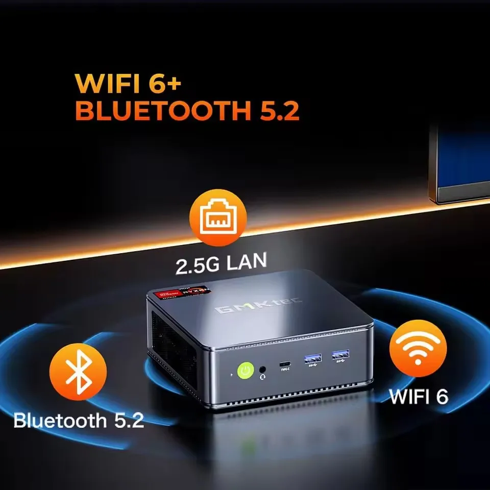 GMKtec Nucbox Gaming Mini PC M6 Ultra AMD Ryzen 5 7640HS USB4 2