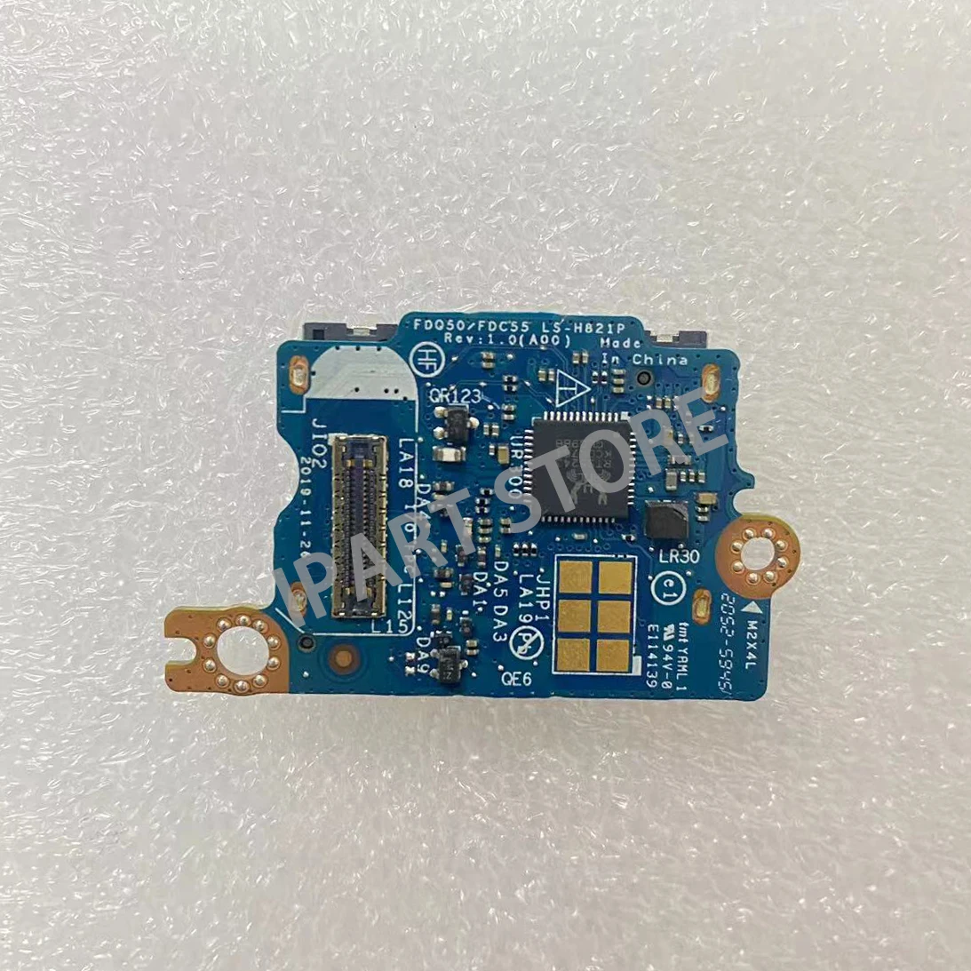 Placa do Leitor de Cartão do sd para Dell Xps 15 9500 5550 com Fdq50 Fdc55 Ls-h821p Cn0h2hgt 02hgt H2hgt H2hgt