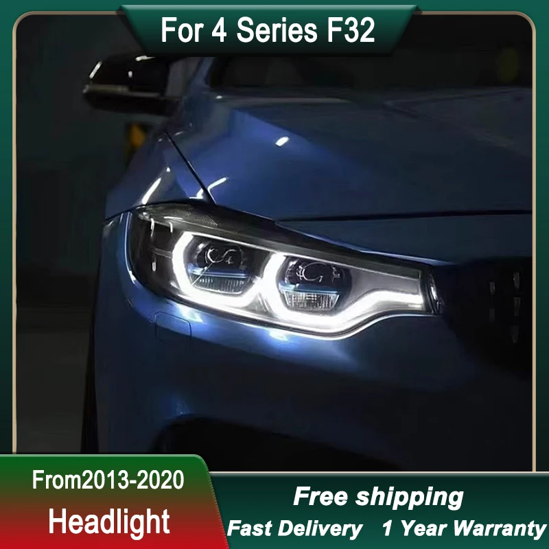 

Car Headlights For BMW M4 4 Series F32 2013-2020 Upgrade to full LED new style Head Lamp DRL Head Lamp Front light Assembly