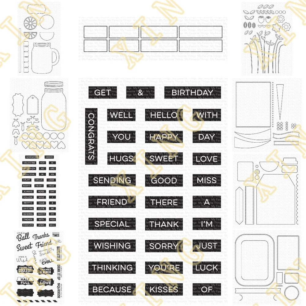 

Sentiments Circle Windows New Hot Metal Cutting Dies Clear Stamps Scrapbook Diary Secoration Embossing Template Diy Handmade