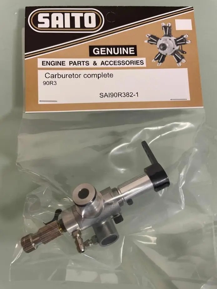 Rc model Saito Engines Parts Four Stroke Engine CARBURETOR, COMPLETE TT SAI90R3821 1pcsParts