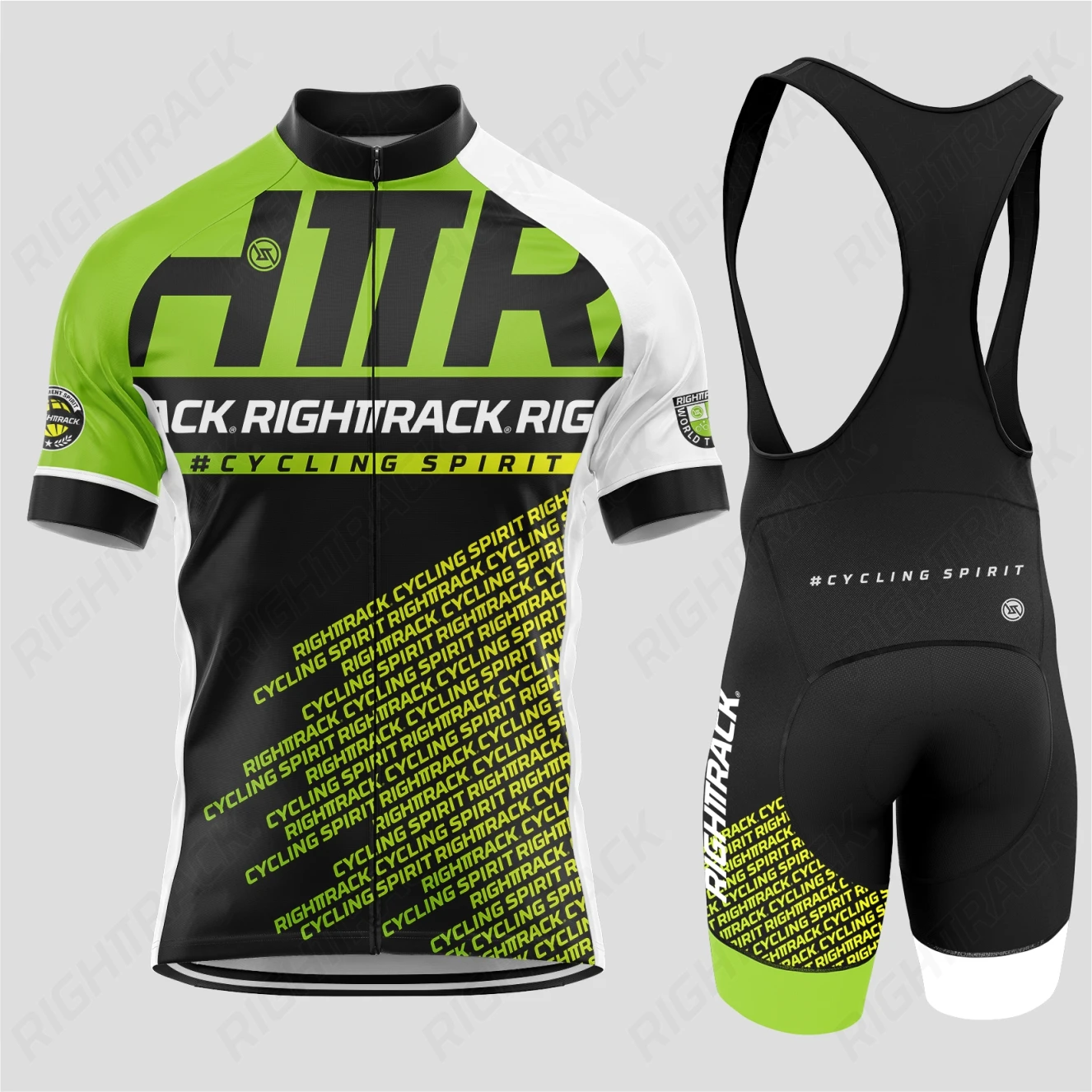 Pro Race Team Cycling Jerseys Top Quality Men's Summer Short Sleeve Breathable 20D BIBS Maillot Riding Clothing RIGHTTRACK