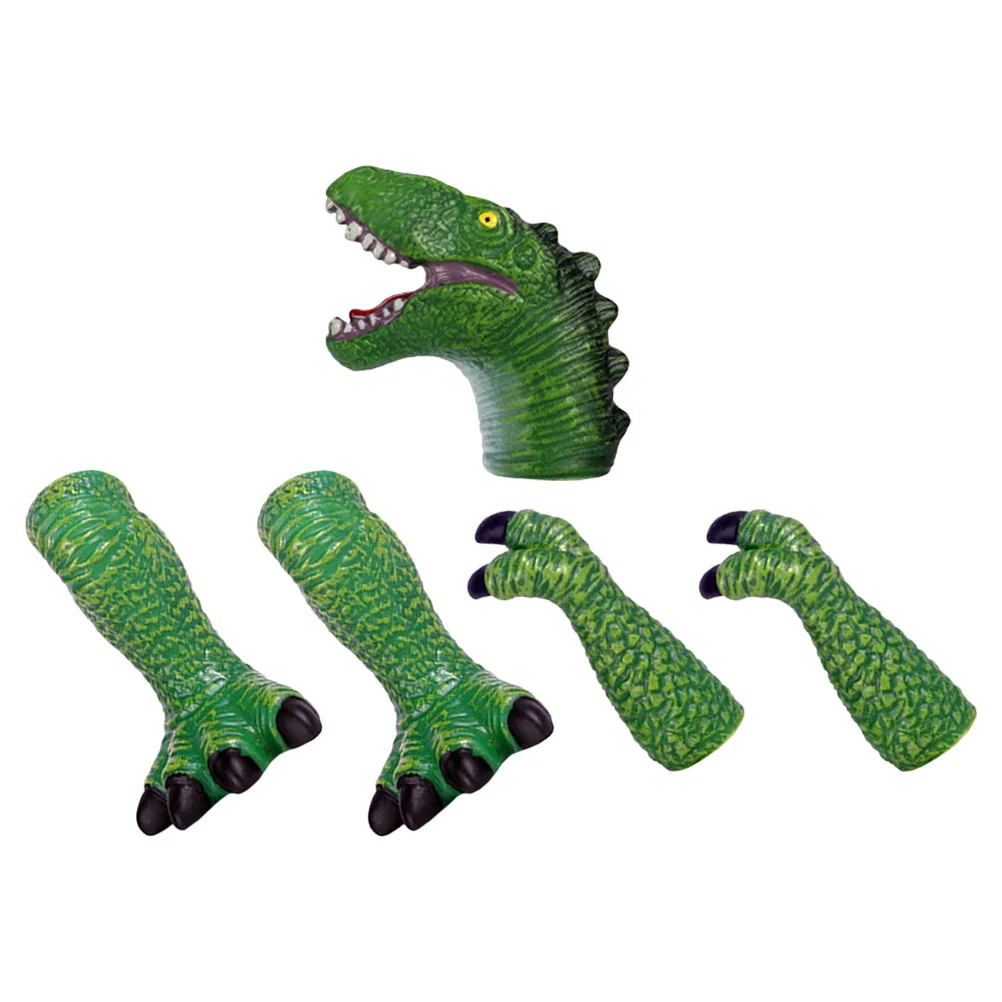 1 Set Finger Puppet Toy Dinosaur Finger Puppet Toys Animal Hand Finger Puppet for Kids