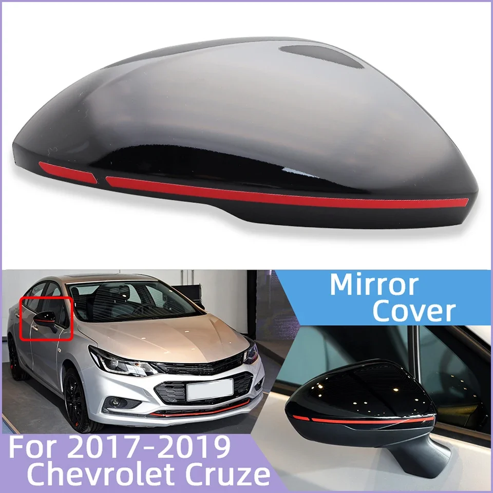 

Auto Parts Car Outside Door Mirror Cap Case Housing Lid Wing Side Mirror Cover Shell For Chevrolet Cruze 2017 2018 2019 Painted