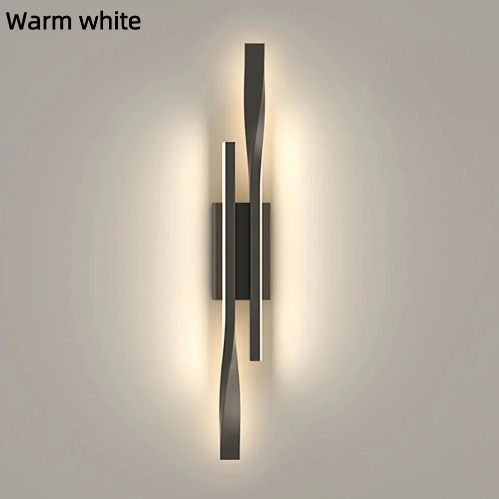 Wall Light Long strip wall lamp light luxury creative room bedroom bedside lamp simple modern Nordic living room TV wall