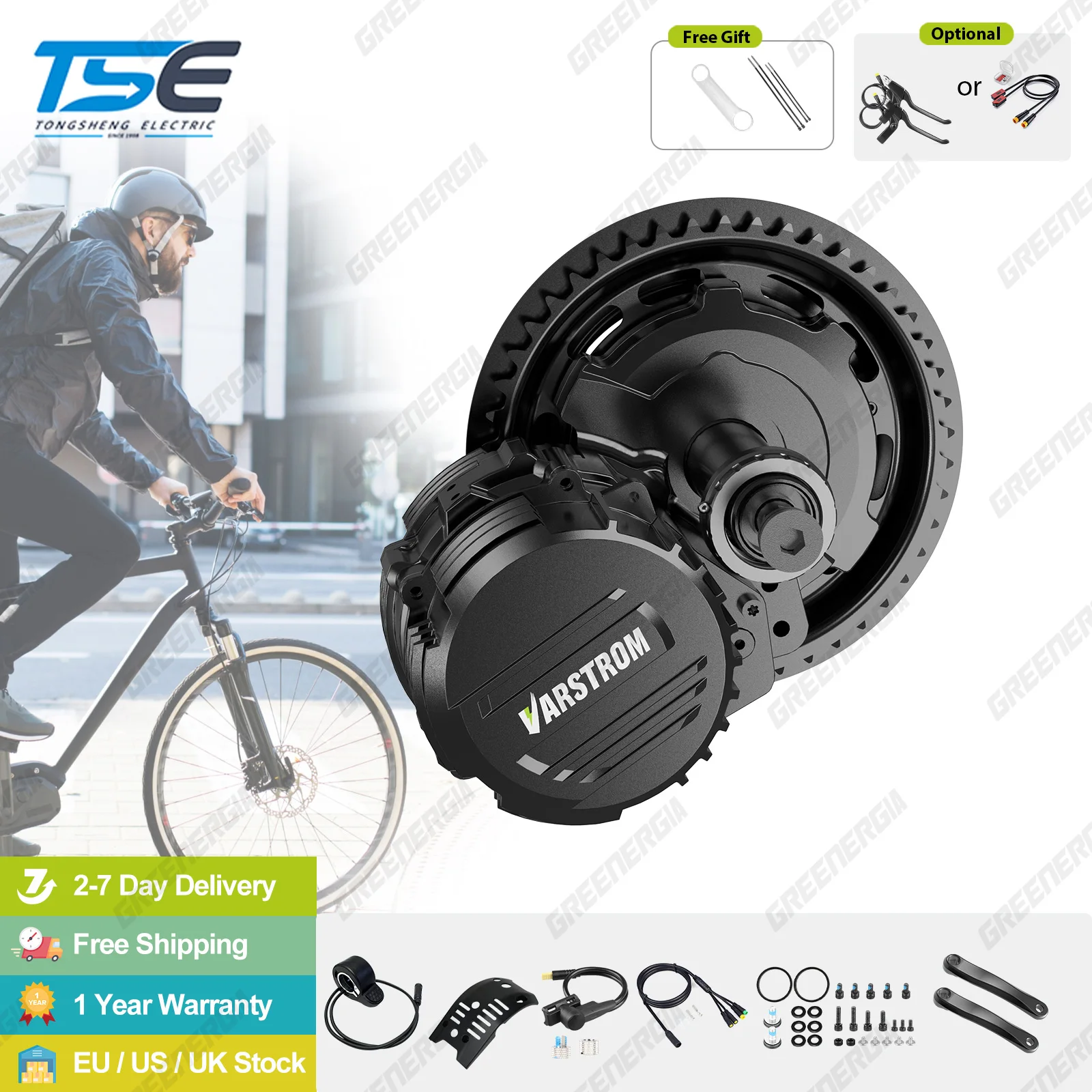 BAFANG BBSHD 1000W Kit de Conversão Ebike Mid Drive Motor 48V 52V