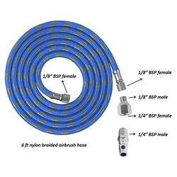 1.8M Nylon Braided Airbrush Air Hose Spray Pen Nylon Airbrush Air Hose Tube Fit Most Brand 1/8