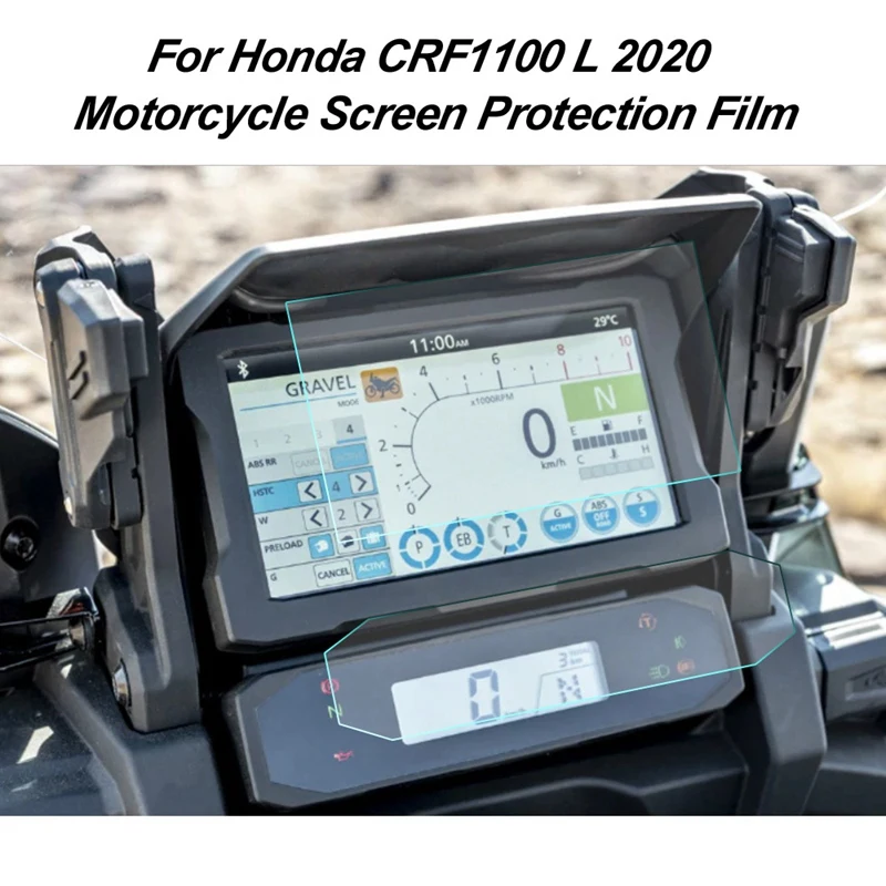 오토바이 대시 보드 화면 보호 필름 속도계 스크래치 필름, 혼다 CRF1100L CRF 1100L 아프리카 트윈 2020