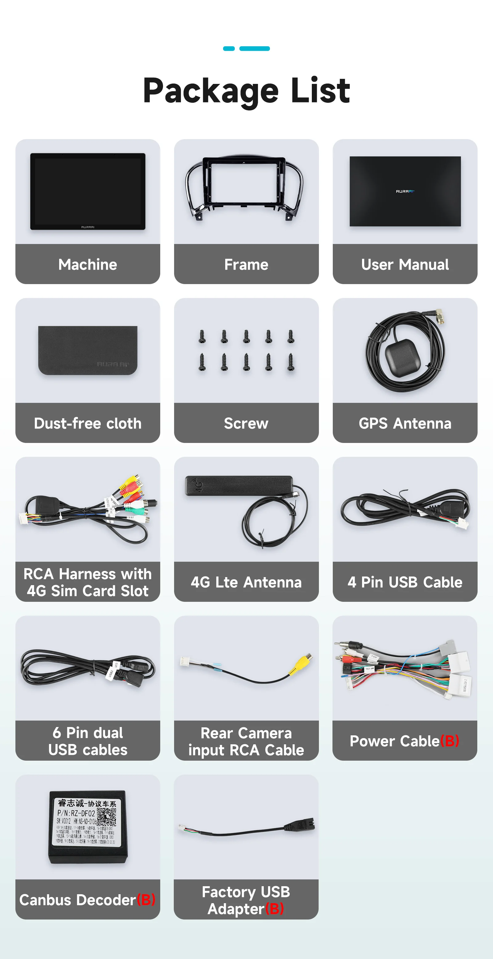 AURAAI Auto Intelligente Multimedia für Nissan JUKE 2010-2014 Autoradio ADAS 360Cam Drahtlose CarPlay Android Auto 7870 2DIN radio – Detail 37