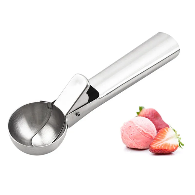 Stainless Steel Ice Cream Spoon Multifunctional Cream Spoon Fruit Round Ball Ball Digger