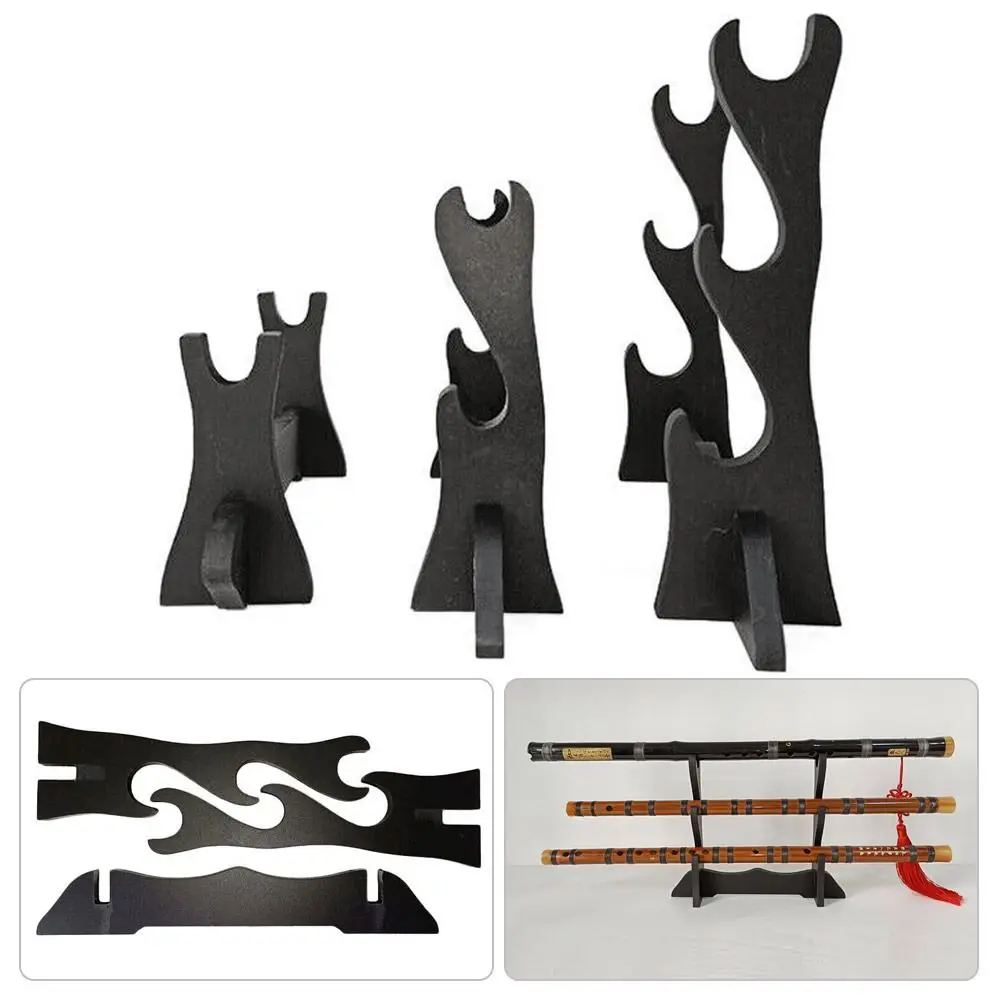 Small Japanese Samurai Sword Katana Tanto Stand Holder Flute Ruler ...