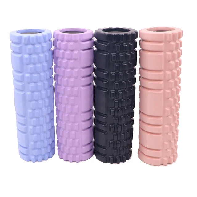 Mini Solid Spiked Yoga Roller Solid Foam Axis Balance Stick for Pilates Yoga Column Muscle Relaxing Massage Yoga Brick