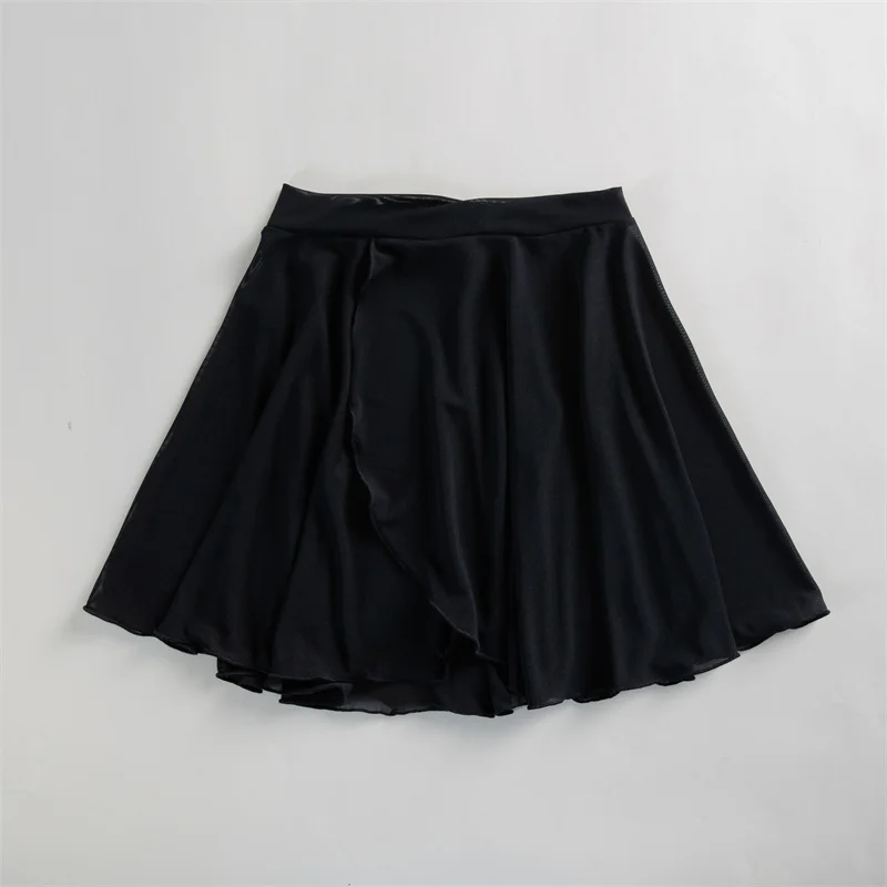 Mesh Spandex Girls Women Adult Yoga Ladies Sports Wear Ballet Dance Skirts